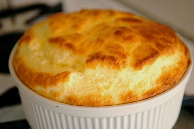 25. Maple Soufflé: eggs + maple syrup. Separate the yolks from the egg whites, then mix the yolks with the syrup. Beat the egg whites until there are soft peaks, then blend with the maple syrup mixture. Bake for 10 minutes in a 350 degree oven.